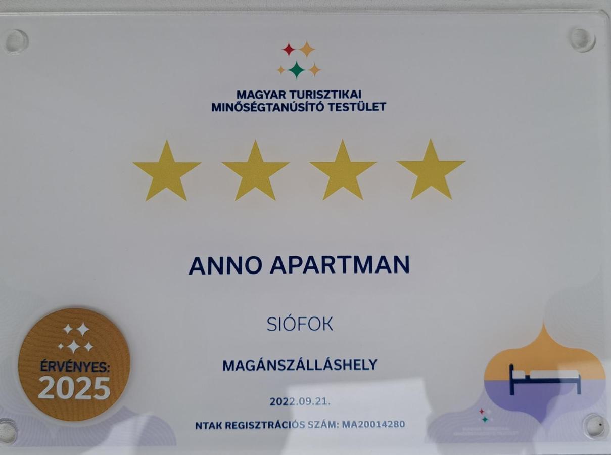 Anno Apartman Шиофок Экстерьер фото